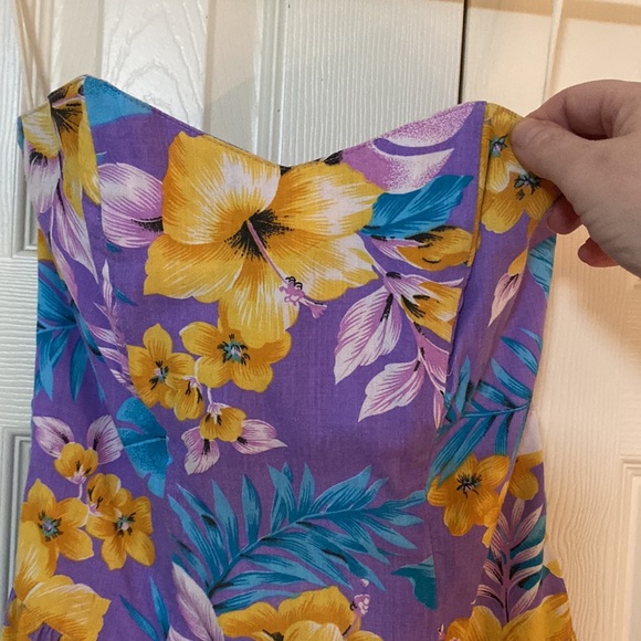 Summer strapless dress - Picture 2 of 4